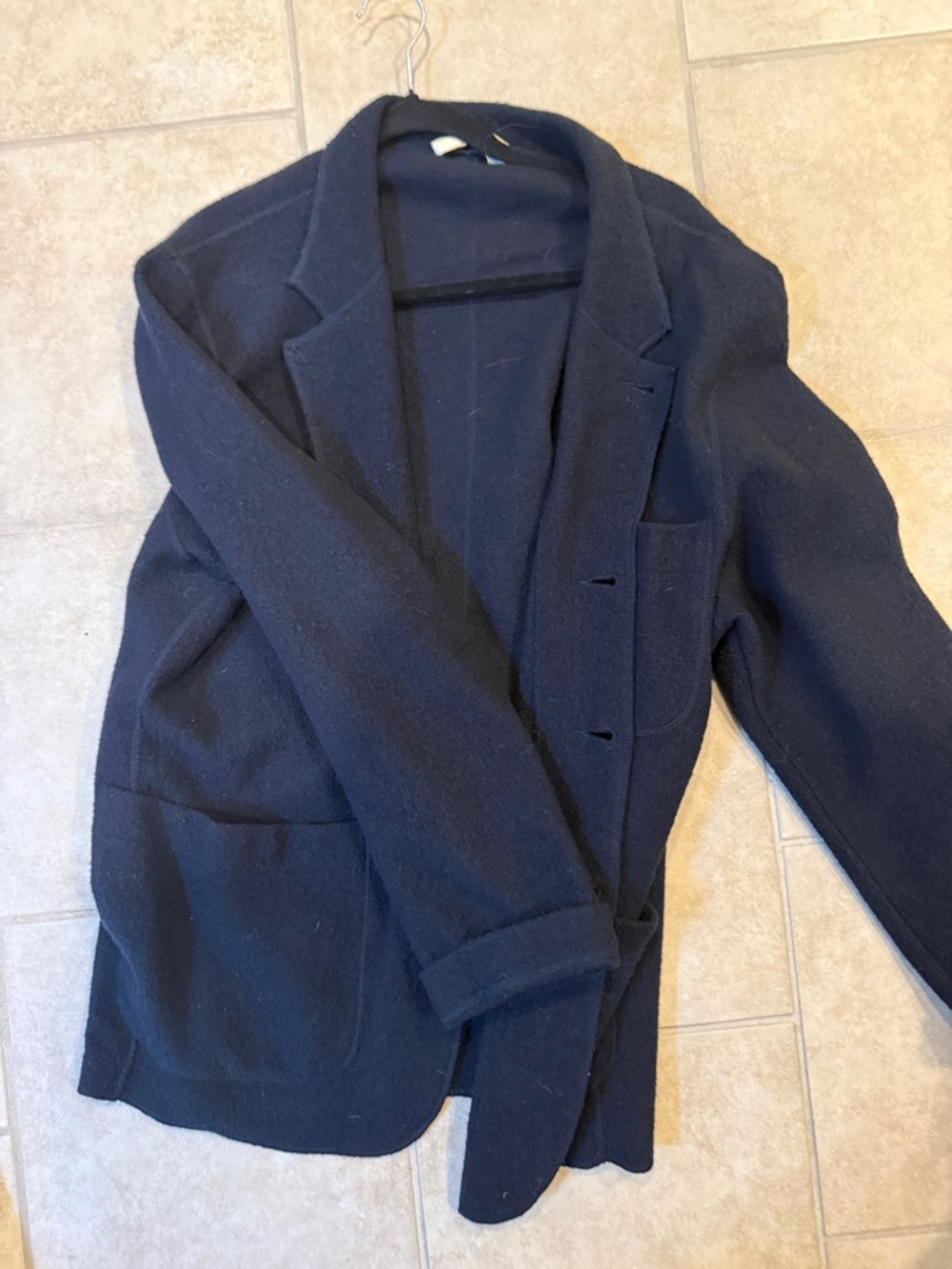Buck Mason Navy Pea Coat